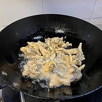 炸平菇的做法图解14