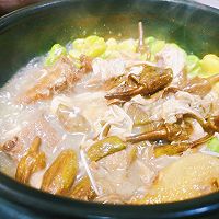 云南百花宴~豆米白花排骨汤的做法图解5
