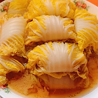 娃娃菜肉卷的做法图解6