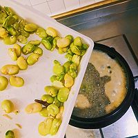 云南百花宴~豆米白花排骨汤的做法图解2